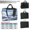 BAGGUS Landscape With Mountains And Clouds Print Laptop Bag Neoprene Notebook Computer Messenger Briefcase Cover Pouch Sleeve W/Adjustable Strap view 3