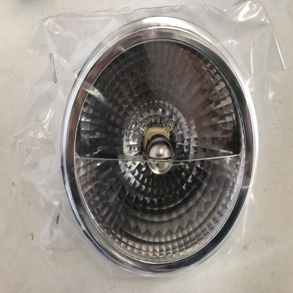10 Pieces 75AR111/Fl24/12V 75W AR111 12V Aluminum Reflector Compatible W/Replacement for Osram 41840Fl G53 Base