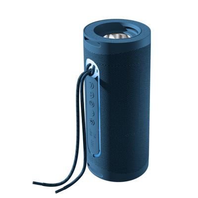 "IQ Sound SC-2340BT Portable Bluetooth Speaker with LED Flashlight, TWS, FM Radio, 10m Range, USB/TF Card Inputs, Hands-Free Mic, 4 Hours Playtime, Rechargeable for Outdoor, Home, Party, Travel