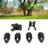 RC FPV Quadcopter Mounting Base Kit, 3D Printed Motor Camera Antenna Mounts for FPV Drone Protection Lightweight Frame Accessorie (Black) view 3