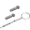 Glintbay 2 Pcs Flat Phillips Screws & 1 Pcs Multifunctional Screwdriver Set for RayBan RB3386/RB3445/RB3445/RB3393/RB3445 Sunglasses view 1