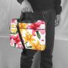 BAGGUS Lily Flowers Print Laptop Bag Neoprene Notebook Computer Messenger Briefcase Cover Pouch Sleeve W/Adjustable Strap view 2