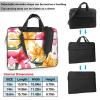 BAGGUS Lily Flowers Print Laptop Bag Neoprene Notebook Computer Messenger Briefcase Cover Pouch Sleeve W/Adjustable Strap view 3