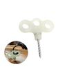 10pcs Tent Screw Pegs Eyed Screw Tent Spikes Outdoor Camping Deck Nails Heavy Duty Stainless Steel view 3