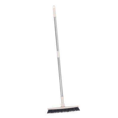 Mobestech 2pcs Floor Scrub Brush Handle Rotatable Cleaning Tool for Deep Clean Bathroom Shower and Tight Spaces Stiff Bristle Design for Grout and Tile Cleaning