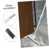 Mobestech 2pcs Floor Scrub Brush Handle Rotatable Cleaning Tool for Deep Clean Bathroom Shower and Tight Spaces Stiff Bristle Design for Grout and Tile Cleaning view 3