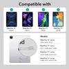 360 Degree Rotate Personalized Photo Case for iPad Pro 11 inch (1st, 2nd, 3rd & 4th Gen) 2018/2020/2021/2022 with Pencil Holder,Custom Multi Photo Collage Picture Cover,Smart Auto Sleep/Wake,Blue view 2