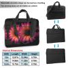 BAGGUS Pink Orange Daisy Flower Print Laptop Bag Neoprene Notebook Computer Messenger Briefcase Cover Pouch Sleeve W/Adjustable Strap view 2