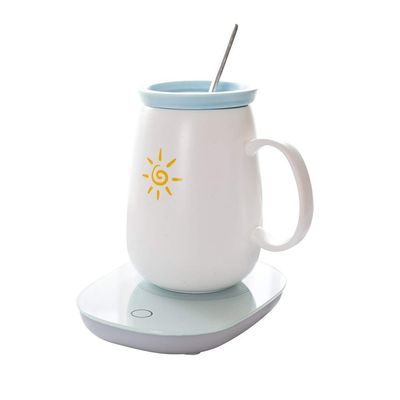 Finoti 55C Constant Warm Cup One-Piece Molding Fine Lubrication Durable Tight Waterproof Design Stylish and Beautiful Easy to Clean White Heater