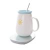 Finoti 55C Constant Warm Cup One-Piece Molding Fine Lubrication Durable Tight Waterproof Design Stylish and Beautiful Easy to Clean White Heater view 1