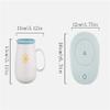 Finoti 55C Constant Warm Cup One-Piece Molding Fine Lubrication Durable Tight Waterproof Design Stylish and Beautiful Easy to Clean White Heater view 2
