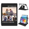360 Degree Rotate Personalized Photo Case for Apple iPad 10th Gen 10.9 Inch 2022 with Pencil Holder,Custom Multi Photo Collage Picture Protective Cover,Premium Folio Stand Smart Sleep/Wake,Black view 1