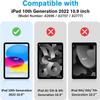 360 Degree Rotate Personalized Photo Case for Apple iPad 10th Gen 10.9 Inch 2022 with Pencil Holder,Custom Multi Photo Collage Picture Protective Cover,Premium Folio Stand Smart Sleep/Wake,Black view 2