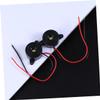 SOLUSTRE 2pcs 3-24v 85db Piezo Electronic Alarm Piezo with Built-in Drive Circuit Abs Material Industrial Use view 3