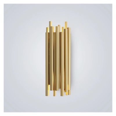 SteFik Polished Steel Gold Wall Sconce Lighting Home Decor Lighting Living Room Modern Wall Sconce,Pendant