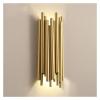 SteFik Polished Steel Gold Wall Sconce Lighting Home Decor Lighting Living Room Modern Wall Sconce,Pendant view 2