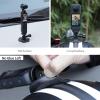 Buziba Helmet Adhesive Sticky Mount Curved Adhesive Base Kit for DJI Osmo Action 4 Flexible Adhesive Mount for Insta360 GO3/GoPro and Most Action Cameras view 3