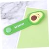 Hemobllo 2pcs Silicone Earphone Cord Organizer Press Button Lightweight Cable Winder Ties for Headset Management Compact Avocado Design for Use view 3