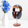 HOLIDYOYO Practical Headphone Stand Hooks Desk Headphone Hanger Rack Wood Office Study Bedroom view 2