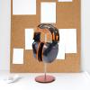 HOLIDYOYO Practical Headphone Stand Hooks Desk Headphone Hanger Rack Wood Office Study Bedroom view 3