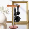 HOLIDYOYO Practical Headphone Stand Hooks Desk Headphone Hanger Rack Wood Office Study Bedroom view 4
