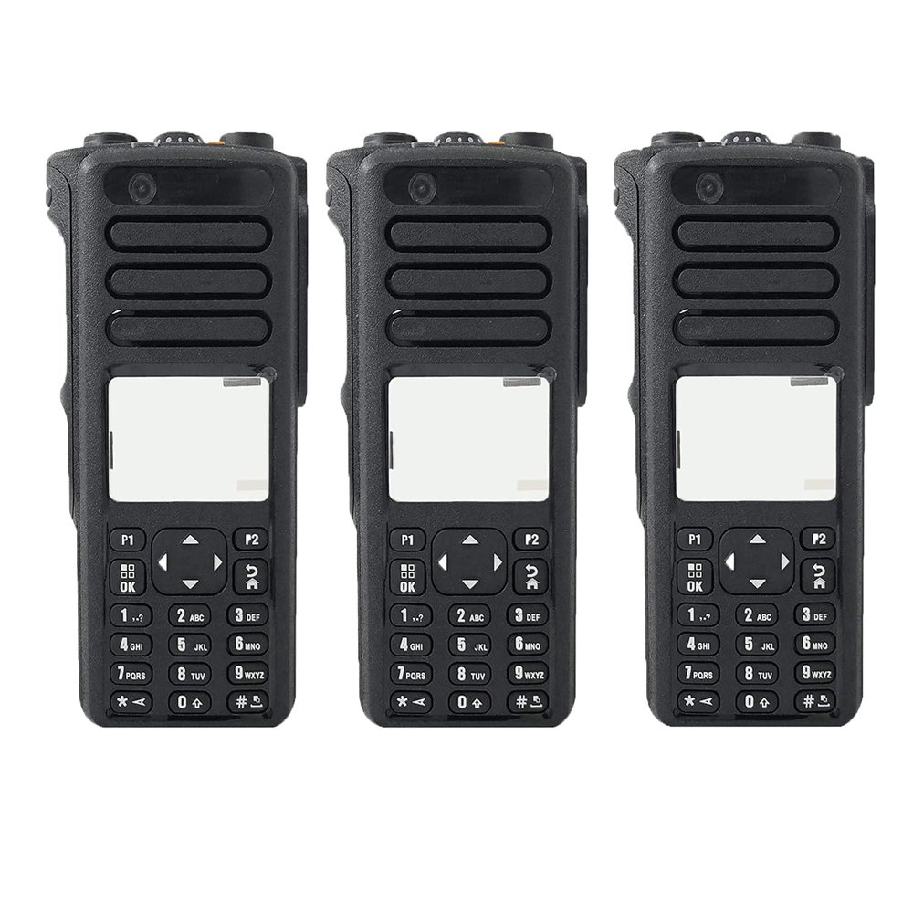 3Pack Black Repair kit Housing Case Front Cover with Speaker for XIR P8668i P8660i DP4800E DP4801E XPR7580E XPR7550E DGP8550E