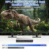 8K@60Hz USB3.0 Displayport KVM Switch 2 Monitors 4 Computers, 4 Port DP1.4 Dual Monitor Displayport KVM Switch with Audio, Microphone and 3 USB3.0, Dual Monitors Displayport KVM Switch for 4PCs view 4