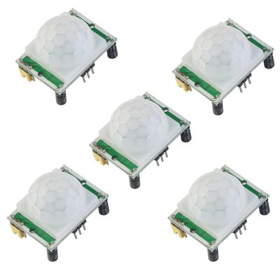 CHILDWEET 5pcs Human Body Pyroelectric Motion Sensor Module Sensitivity Dc for Automation Projects and Home
