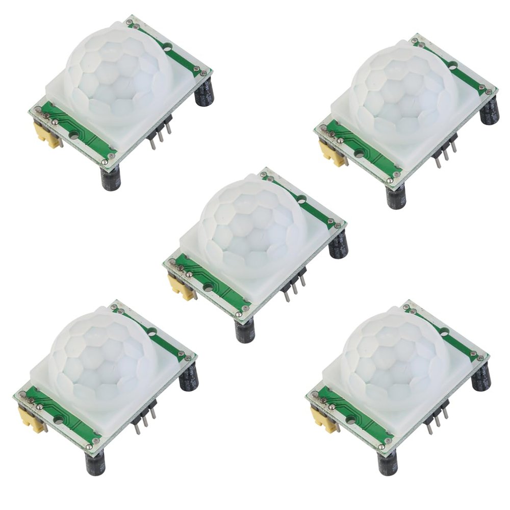 CHILDWEET 5pcs Human Body Pyroelectric Motion Sensor Module Sensitivity Dc for Automation Projects and Home