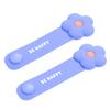 Hemobllo Silicone Cable Organizer - 2 Pcs Cute Cable Ties Cartoon Cable Straps Cord Organizer Cable Winder Cable Management Earphone Organizer Cord Winder for USB Cables, Blue view 1