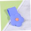 Hemobllo Silicone Cable Organizer - 2 Pcs Cute Cable Ties Cartoon Cable Straps Cord Organizer Cable Winder Cable Management Earphone Organizer Cord Winder for USB Cables, Blue view 2