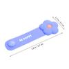 Hemobllo Silicone Cable Organizer - 2 Pcs Cute Cable Ties Cartoon Cable Straps Cord Organizer Cable Winder Cable Management Earphone Organizer Cord Winder for USB Cables, Blue view 4