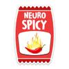 (3PCs) Neuro Spicy Sauce Packet Sticker, Autism ADHD Neutrodiversity Stickers, Mental Health Awareness Waterproof Vinyl Decals for Laptop Tumbler Notebook Water Bottle Neurodivergent Gifts 3 Inches view 1