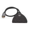 8K HDMI Splitter 3 in 1 Out, 8K 60hz HDMI Selector HDMI Duplicator, HDR 10, HDCP 2.3, HDMI 2.1 HD Multimedia Interface Switcher Video HDMI Hub for TVs, No Setup view 1