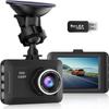 Maywiyi Dash Camera for Cars, Dash Cam 1080P Full HD with 32GB SD Card, 2.45 inch IPS Screen, Night Vision, WDR, Accident Lock, 2 Mounting Ways, Loop Recording, Parking Monitor (DashCamera 0305) view 1
