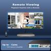 4K 8-Channel Wired POE NVR Network Video Recorder Video Surveillance NVR view 2
