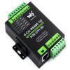 4-Ch RS485 to RJ45 Ethernet Serial Server with PoE Function, 4 Channels RS485 Independent Operation, Rail-Mount Industrial Isolated Serial Module, Bi-Directional Transparent Transmission view 1