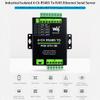 4-Ch RS485 to RJ45 Ethernet Serial Server with PoE Function, 4 Channels RS485 Independent Operation, Rail-Mount Industrial Isolated Serial Module, Bi-Directional Transparent Transmission view 2