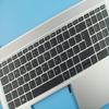 Bayjebu Parts for HP ProBook 450 455 G8 15.6" Palmrest Keyboard Bezel Latin-Spanish Backlit Silver M78509-161 view 3