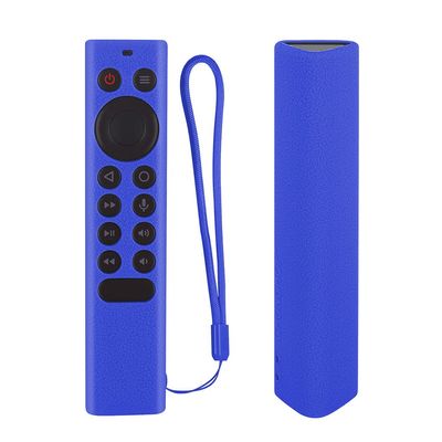 CHIUEAST Remote Control Cover for Shield 4K Silicone Anti-Fall Anti-Skid Protective Soft Sleeve Skin for Shell Protective Case Clear Protector Cover Sleeve Non-Slip Protection for Smart Phone, Blue