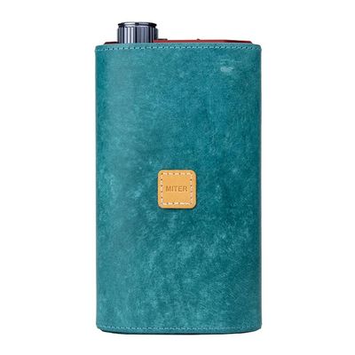 MITER Case for iFi iDSD Diablo 2, Handmade Pueblo Leather Case Cover (Turkish Blue)