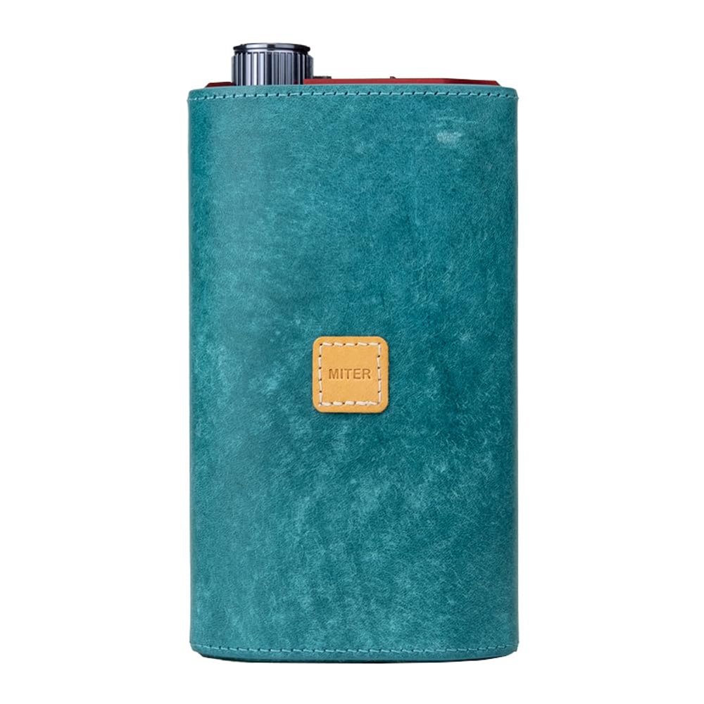 MITER Case for iFi iDSD Diablo 2, Handmade Pueblo Leather Case Cover (Turkish Blue)