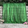 WISPET Green Sequin Backdrop Curtains 1 Panel 10FTx10FT Glitter Green Photo Backdrop Party Wedding Baby Shower Curtain Sparkle Photography Background view 1