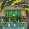 WISPET Green Sequin Backdrop Curtains 1 Panel 10FTx10FT Glitter Green Photo Backdrop Party Wedding Baby Shower Curtain Sparkle Photography Background view 3