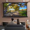 Pull Down Projector Screen Portable HD Projection Screen 60" 72" 80" with 4:3 16:9 Ratio for School Office Presentation Home Cinema Theater Outdoor Indoor Projector Movies Screens ( Size : 60" (4:3) ) view 3