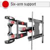 LCD Computer Desktop Dual-Screen Display Base Hanger Rotary Lift Adjustable Bracket TV Mount view 4