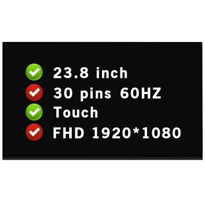 BTSELSS 23.8" Display Panel LM238WF5 (SS)(A1) Compatible with Asus Zen All in One Z240IE-1D M5401WUA FHD 1920 * 1080 30 pins LCD Touch Screen Replacement (Not for Non-Touch)