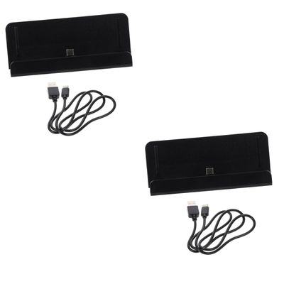 DirectNine Basics 2pcs Gamepad Charger Dock for Vertical Charging Station Scratch Design Compatible Controllers Convenient Desktop Holder for Gaming Accessories