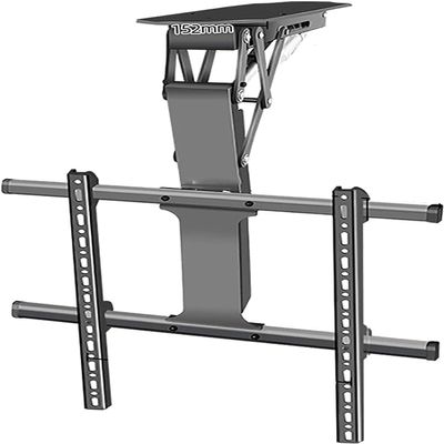 Electric Ceiling TV Mount, 0-85 Angle Adjustment, for 32 to 70 Inch Screens, Mount On Flat Roofs Or Sloping Ceilings TV Mount
