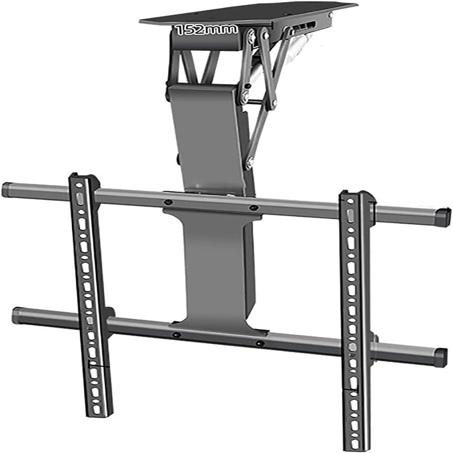 Electric Ceiling TV Mount, 0-85 Angle Adjustment, for 32 to 70 Inch Screens, Mount On Flat Roofs Or Sloping Ceilings TV Mount